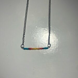 Handmade, Western, Beaded Chain Necklace